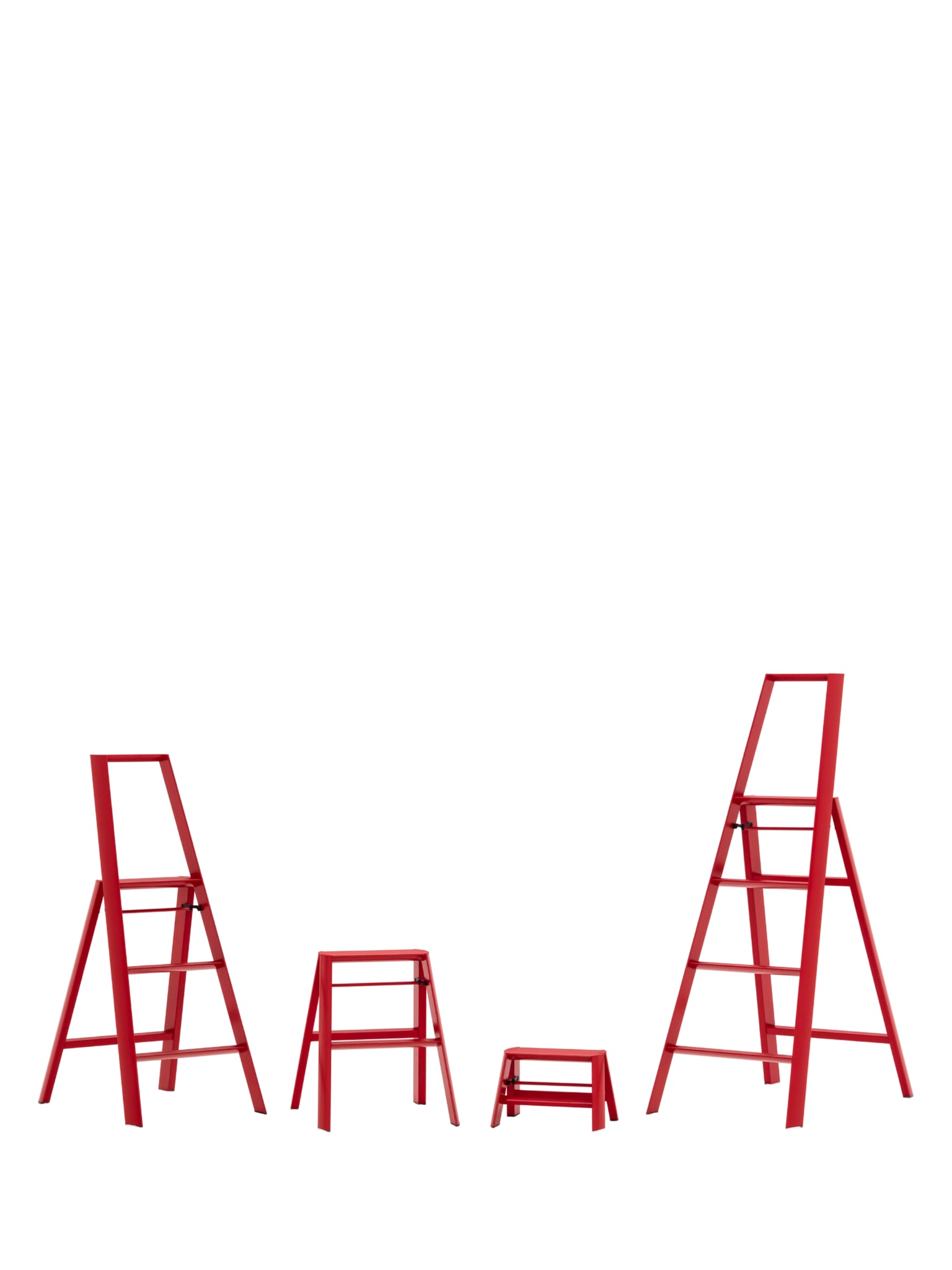 gevarieerd opgesteld, de 4 modellen van Hasegawa in het rood