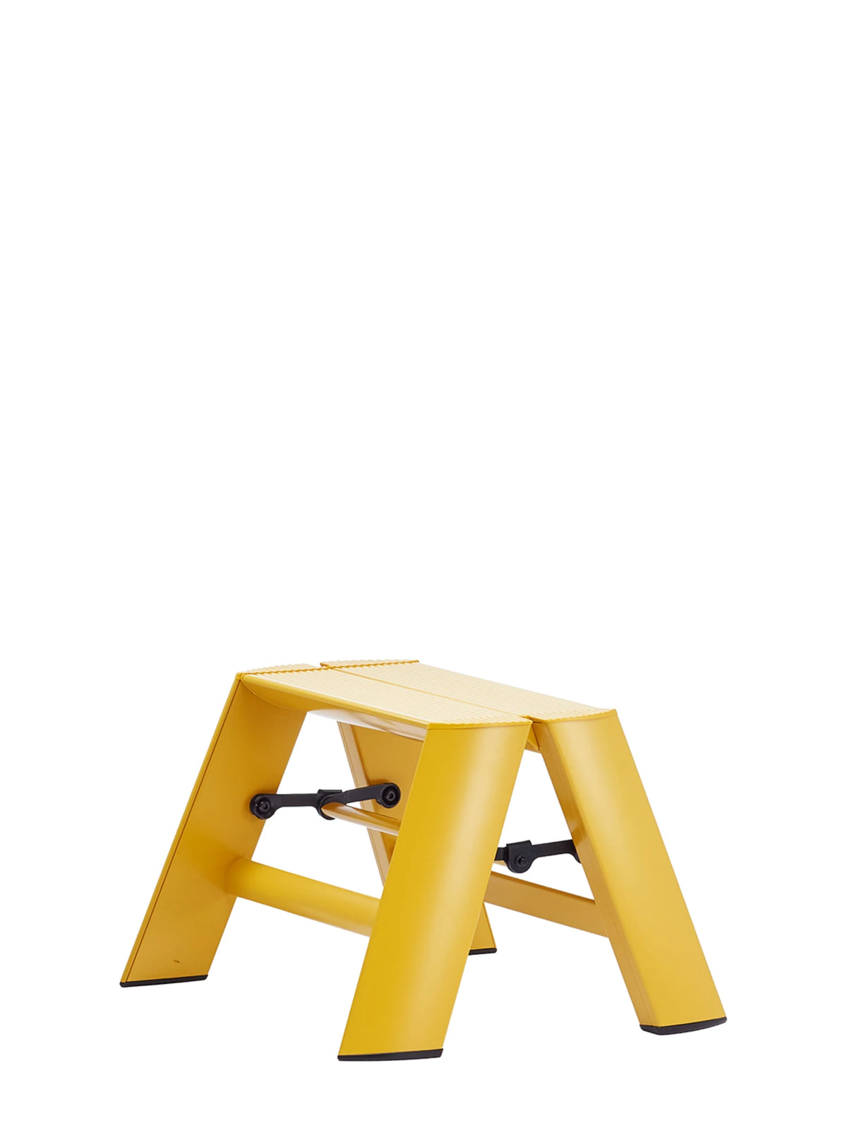 Lucano 1-step ladder geel – compact design opstapje van Hasegawa