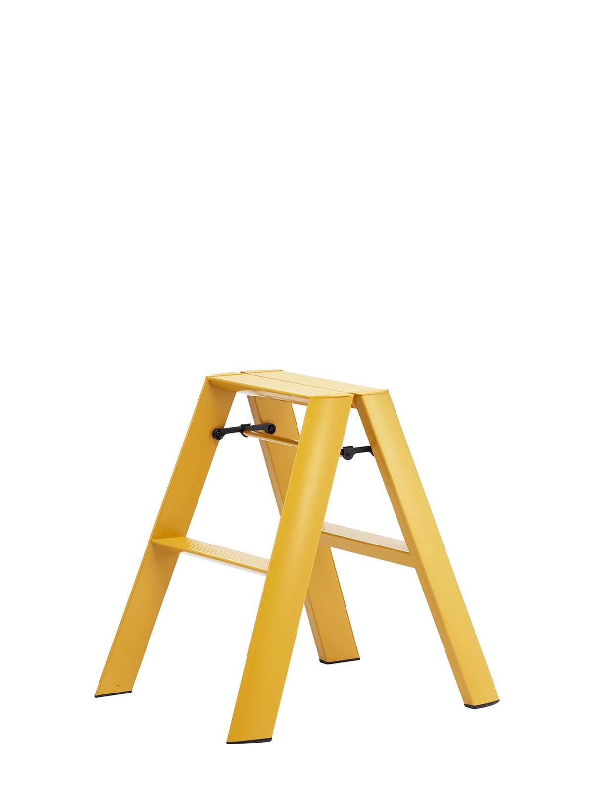 Lucano 2-step ladder geel – compact design opstapje van Hasegawa